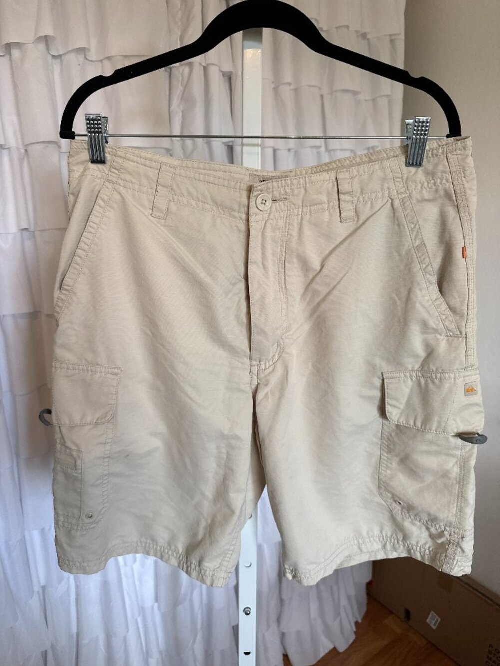 Quicksilver Tan Cargo Shorts